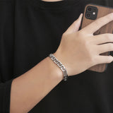 S7 Titanium Steel Bracelet Creative Splicing Men's Handwear Hip-hop Personality