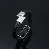 Vintage Titanium Steel Bracelet Classic Great Wall Pattern Hip Hop Bracelet
