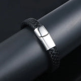 Vintage Titanium Steel Bracelet Classic Great Wall Pattern Hip Hop Bracelet