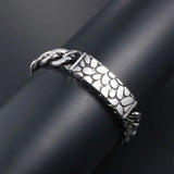 Titanium Steel Warm Stone Pattern Bracelet CE437