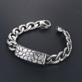 Titanium Steel Warm Stone Pattern Bracelet CE437