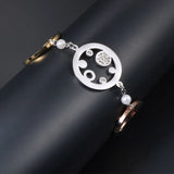 Rhinestone Bracelet Handdresser CE472