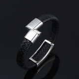 S7 Titanium Steel Woven Bracelet Business Bracelet