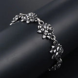 Vintage Rose Titanium Steel Bracelet Female Stainless Steel Personality Bracelet