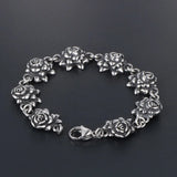Vintage Rose Titanium Steel Bracelet Female Stainless Steel Personality Bracelet