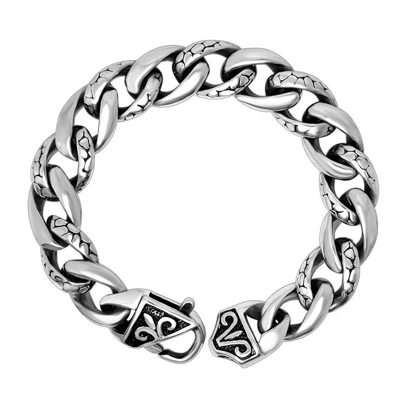 Vintage Gothic Style Snake Pattern Titanium Steel Bracelet