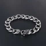 Vintage Gothic Style Snake Pattern Titanium Steel Bracelet