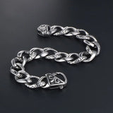 Vintage Gothic Style Snake Pattern Titanium Steel Bracelet