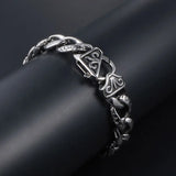 Vintage Gothic Style Snake Pattern Titanium Steel Bracelet