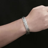 S7 Titanium Steel Bracelet V-shaped Smooth Men's Hip Hop Handpiece