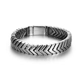 S7 Titanium Steel Bracelet V-shaped Smooth Men's Hip Hop Handpiece