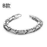 S7 Titanium Steel Bracelet Hip Hop Men's Splice Bracelet Rock Hand Jewelry