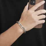 S7 Titanium Steel Bracelet Hip Hop Men's Splice Bracelet Rock Hand Jewelry