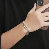 S7 Titanium Steel Bracelet Hip Hop Men's Splice Bracelet Rock Hand Jewelry