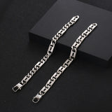 S7 Titanium Steel Bracelet Hip Hop Men's Splice Bracelet Rock Hand Jewelry