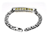 S7 Titanium Steel Motorcycle Bracelet Men's Bracelet Diamond