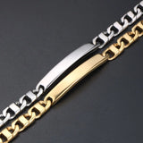S7 Titanium Steel Women's ID Card Bracelet