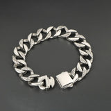 S7 Stainless Steel Jewelry Couple Bracelet Leopard Pattern Bracelet