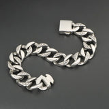 S7 Stainless Steel Jewelry Couple Bracelet Leopard Pattern Bracelet