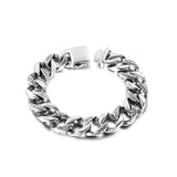 S7 Stainless Steel Jewelry Couple Bracelet Leopard Pattern Bracelet