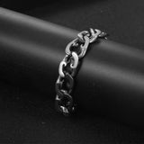 S7 Titanium Steel Bracelet Charm Men's Bracelet Hip-hop Rock Hand Jewelry