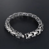 S7 Titanium Steel Casting Scale Pattern Bracelet Male Personality Hand Jewelry