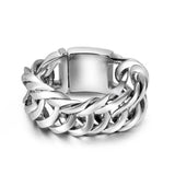 S7 Titanium Steel Casting Men's Bracelet Rock Chain Jewelry