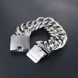 S7 Titanium Steel Casting Men's Bracelet Rock Chain Jewelry
