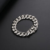 S7 Titanium Steel Cuban Chain Hip Hop Bracelet Men's Jewelry