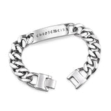 S7 Titanium Steel Punk Bracelet Glossy Antique Men's Bracelet