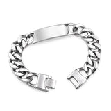 S7 Titanium Steel Punk Bracelet Glossy Antique Men's Bracelet
