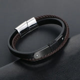 Yuansufeng Titanium Steel Multilayer Woven Bracelet Metal Clasp CE548