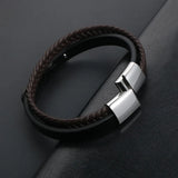 Yuansufeng Titanium Steel Multilayer Woven Bracelet Metal Clasp CE548