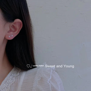 S925 Butterfly Stud Earrings Sets for Women Girls