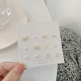 S925 Butterfly Stud Earrings Sets for Women Girls
