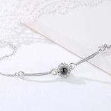 S925 100 Language 520 I Love You Female Projection Bracelet