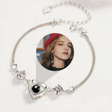 S925 Projection BraceletLove Heart Jewelry for Women