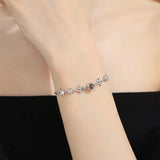 S925 Photo Projection Zircon Bracelet Valentine Gift Romantic Jewelry