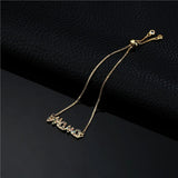 S925 Hot MAMA charm bracelet, micro-inlaid zirconium bracelet