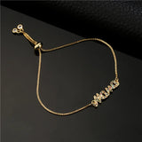 S925 Hot MAMA charm bracelet, micro-inlaid zirconium bracelet