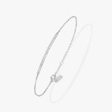 S925 Silver Row Drill Bracelet Classic European American Style