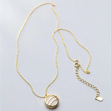 Round Mother Necklace Clavicular Chain Fine Jewelry Accessories
