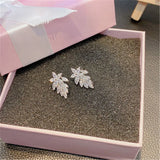 S925 Cubic Zirconia Drop Earrings High Accessories
