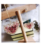 Heart Shape CZ S925 Drop Earrings for Women Fine Jewelry