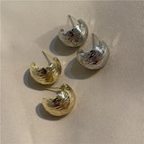 Exaggerated High-end Light Earrings Female Niche Ins Cold Style