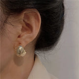 Exaggerated High-end Light Earrings Female Niche Ins Cold Style