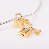 S925 Pendant Couple Sterling Silver Anime Jewelry