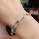 S925 Silver Chain Silver Plated Bracelet Classic Women Jewelry