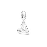 S925 Silver Beaded Angel Snowflake Charms for Women Mothers