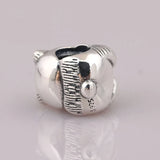 S925 Silver Panda Charm Bead for Bracelets & Bangles